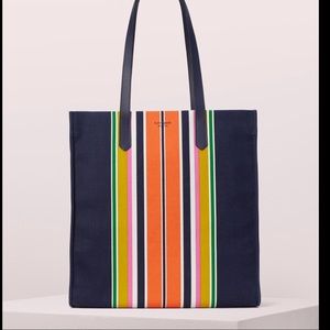Kate spade Kitt north south stripe tote